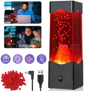 Lava Lampe Leuchte Aquarium Nachtlicht Stimmungslicht Tischlamp Deko NEU - Bild 1 von 19