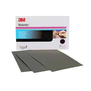 3M 02624 2624 Wetordry 5 1/2 in x 9 in 2000 Grit 434Q Abrasive Sheet 50 Sheets - Picture 1 of 1