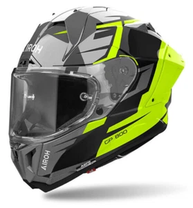 Airoh GP 800 PATTERN YELLOW FULL FACE HELMET SIZE L YELLOW helmet - Picture 1 of 2
