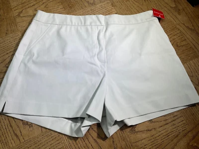 NUEVO CON ETIQUETAS SPANX Pantalones Cortos Para Mujer Sarga Elastizada 4" Pull On Blancos Moldeadores de Abdomen XL 20374R Foto 1 de 4