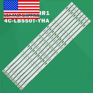 LED Strips For Toshiba 55L510U18 55U3600C 55U36CMC 55L26CMC 55HR332M05A3 V0 V1 - Picture 1 of 9