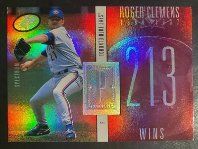 1998 (BLUE JAYS) SPx Finite Spectrum #213 Roger Clemens PP 0455/1750 - Image 1 of 2