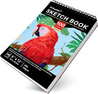 9X12" Premium Sketch Book, Spiral Bound Sketch Pad, 1 Pack 100 Sheets 
