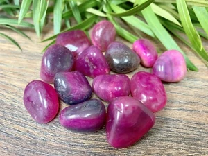 1/2 lb Pink Agate Tumbled Stones Crystal Therapy Gemstone Specimen Reiki Wicca - Picture 1 of 7