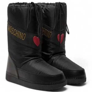 LOVE MOSCHINO Snow boots Female Black - JA24032G1LISY000-37 - Picture 1 of 5