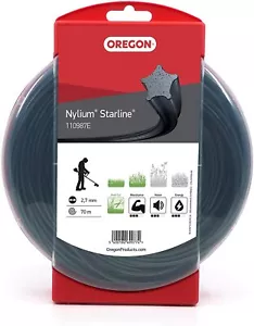 OREGON NYLIUM STARLINE nylon strimmer trimmer line 2.7mm x 70m 110987E strong - Picture 1 of 5