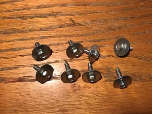 64-74 Mopar A B E Body Cuda Charger OEM Zinc Fender Front Splash Shield Screws - Picture 1 of 3