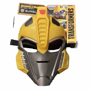 Yellow Bumblebee Transformer Mask For Kids/Adults Halloween Costume & Collection - Picture 1 of 3