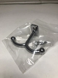 Richelieu Double Ceiling 3 1/4” Chrome Metal Hook - Model 6215140 - 25 Units - Imagen 1 de 8