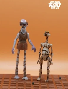 STAR WARS FIGURE 1999 PHANTOM MENACE ODY MANDRELL (WITH OTOGA 222 DROID) - Picture 1 of 1