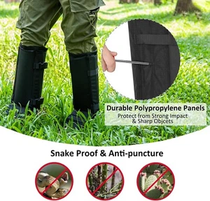Anti Bite Snake Guard Waterproof Leg Protection Gaiters Cover Outdoor Hiking D - Picture 1 of 12