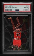 1996-97 Fleer Metal Michael Jordan #128 PSA 8 HOF