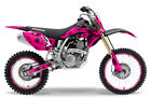 Decal Graphic Kit Honda CRF150 R 07-16 Flames Pink