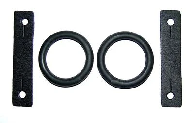 AMIDALE PFAUENGUMMI 1 PAAR RINGE ODER LEDERLASCHEN FÜR SICHERHEITSBÜGELEISEN