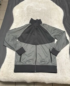 Giacca uomo The North Face Tech grigia con zip taglia grande logo - Foto 1 di 8
