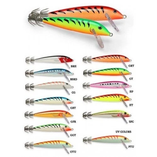 TOTANARA RAPALA SQUID TRAINA CALAMARI 9 - 11 CM NUOVI COLORI - Bild 1 von 1