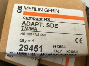 MERLIN GERLIN (SCHNEIDER) Adapter 29451 NO414/5 SDE Adapter NS 100/ NS 250 - Picture 1 of 1