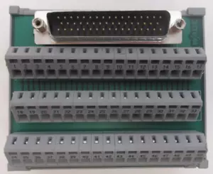WAGO P/N: 50036746 50 PIN D SUB TERMINAL BLOCK INTERFACE MODULE MALE PCB-148 - Picture 1 of 6