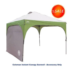 Wandsonnenschirm 10x10 Campingzelt strapazierfähiger Stoff - NUR Seitenabdeckung - Bild 1 von 3