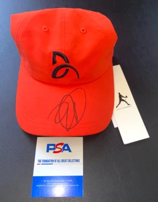 NOVAK DJOKOVIC SIGNED LACOSTE HAT WIMBLEDON US OPEN FRENCH AUSTRALIAN PSA/DNA ! - Image 1 of 2