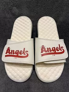 Slip on adjustable, slide sandals men’s size 11 California, Angels MLB Cushioned - Picture 1 of 9