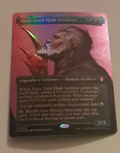 Urza Lord High Artificer Textured Foil Magic the Gathering Commander Masters MTG - Picture 1 of 4