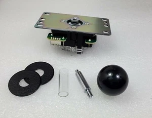 Sanwa [Detachable] Board type Black joystick lever with flat iron plate - Picture 1 of 5