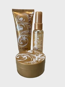 Mary Kay Creamy Frosted Vanilla Gift Set Mist Body Wash Body Butter Bag No Zip - Picture 1 of 3