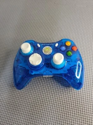 Rock Candy Controller Xbox360 Blue no cord UNTESTED  - Image 1 of 3