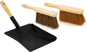 Staubpfanne und weiche & steife Bürste Staubpfanne Asche Schaufelpfanne Spezialset - Bild 1 von 1