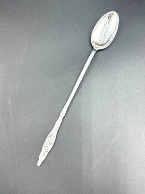 CUCHARA DE TÉ HELADA DE PLATA ESTERLINA LILY OF THE VALLEY BY WHITING SIN MONOGRAMA Foto 1 de 4