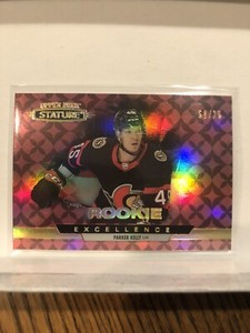 2021-22 Upper Deck Stature Excellence Rookie Parker Kelly Red /75 #RE-10