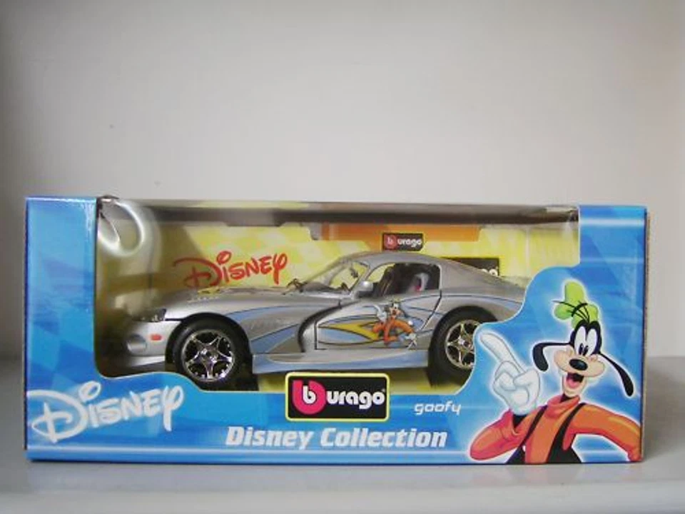 BURAGO DISNEY VIPER GOOFY SCALA 1:18 NUOVO - Immagine 1 di 1