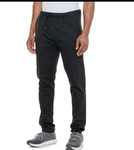 PANTALONES DEPORTIVOS SAVE THE OCEAN negros reciclados con cordón nuevos con etiquetas $79.50 grandes - Imagen 1 de 5