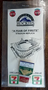 Colorado Rockies 1995 Coca-Cola Lapel Pin Series #2 Stadium Replica - Picture 1 of 2