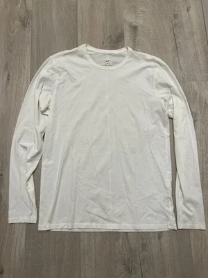 Rag & Bone NY 100% Cotton Long Sleeve Crew neck Tee White Size Medium NWOT - Image 1 of 4