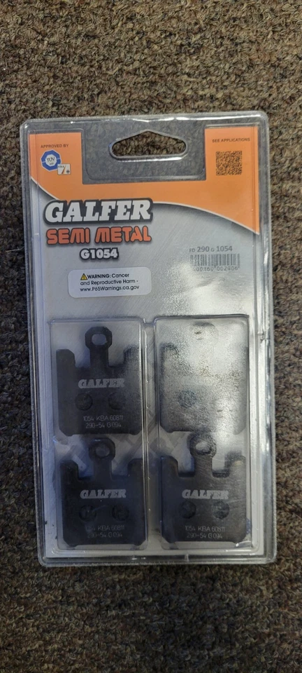 Тормоза Galfer - полуметаллические тормозные колодки FD290G1054 - Изображение 1 из 1