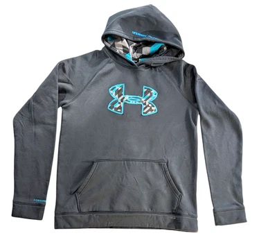 Under armour Youth Boys hoodie pullover sweatshirt  Gray size YXL/JTG/EG VG Con. - Image 1 of 4