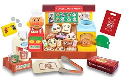Juguetes de fábrica de pan Anpanman Irasshaiamse (bienvenido) Jam-Ojisan (tío) Japón Foto 1 de 4