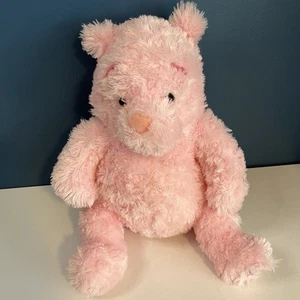 Disney Store Think Pink Winnie The Pooh Plush Stuffed Animal 12” HTF - Picture 1 of 13