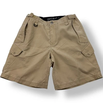 Pantalones Cortos Gramicci Beige Carga Elastizados Cintura Ajustable Poliéster Para Hombre 30x9 Nuevos sin Etiquetas Foto 1 de 4