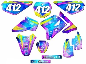 2001-2004 RM 85 SPACE KADET Galaxy Senge Graphics Kit Compatible with Suzuki - Picture 1 of 10