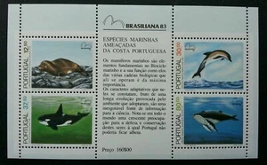 [SJ] Portugal Brasiliana 1983 Ocean Whale Fish Marine Life Sea (ms) MNH - Picture 1 of 5