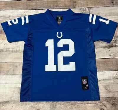 Andrew Luck Jersey Youth Medium Blue Indianapolis Colts NFL Football - Image 1 of 4