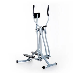 Crosstrainer Ellipsentrainer Heimtrainer Ergometer mit LCD Display Stahl Silber - Bild 1 von 10