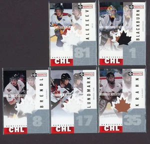 2000-01 UD CHL Prospects Game Jerseys Lot (5) - Bild 1 von 1