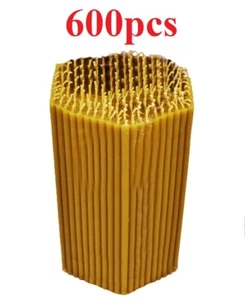 Velas de cera de abejas 600 piezas Iglesia Ortodoxa 8,07" pura natural al por mayor 8,82 lb No60 - Imagen 1 de 6