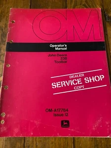 John Deere 23B Toolbar Operator's Manual - Picture 1 of 2