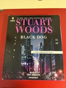 Stuart Woods “Black Dog”. Audiobook Unabridged A Stone Barrington Novel 5 CD’s - Foto 1 di 3