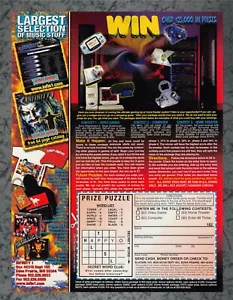 Win! Ultimate Gaming Contest December 1 2001 Print Ad Art - Picture 1 of 1